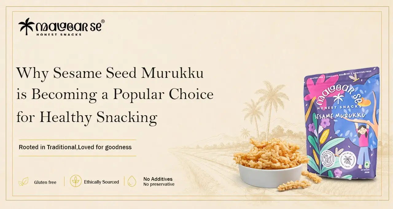 Why Sesame Seed Murukku is Becoming a Popular Choice for Healthy Snacking
