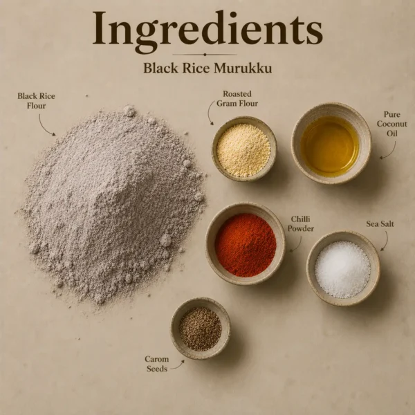 Black Rice Murukku - 200g - Image 3