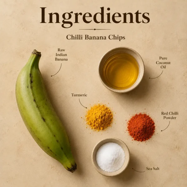 Chilli banana Chips - 200g - Image 3
