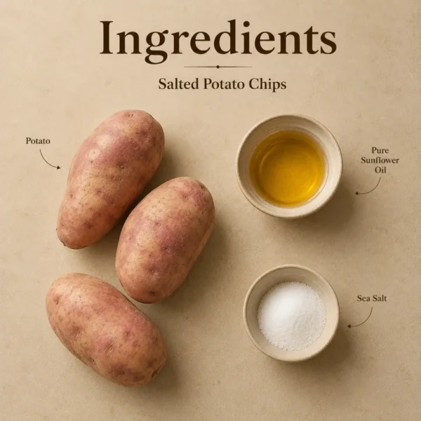 Salted Potato Chips - 100g - Image 3
