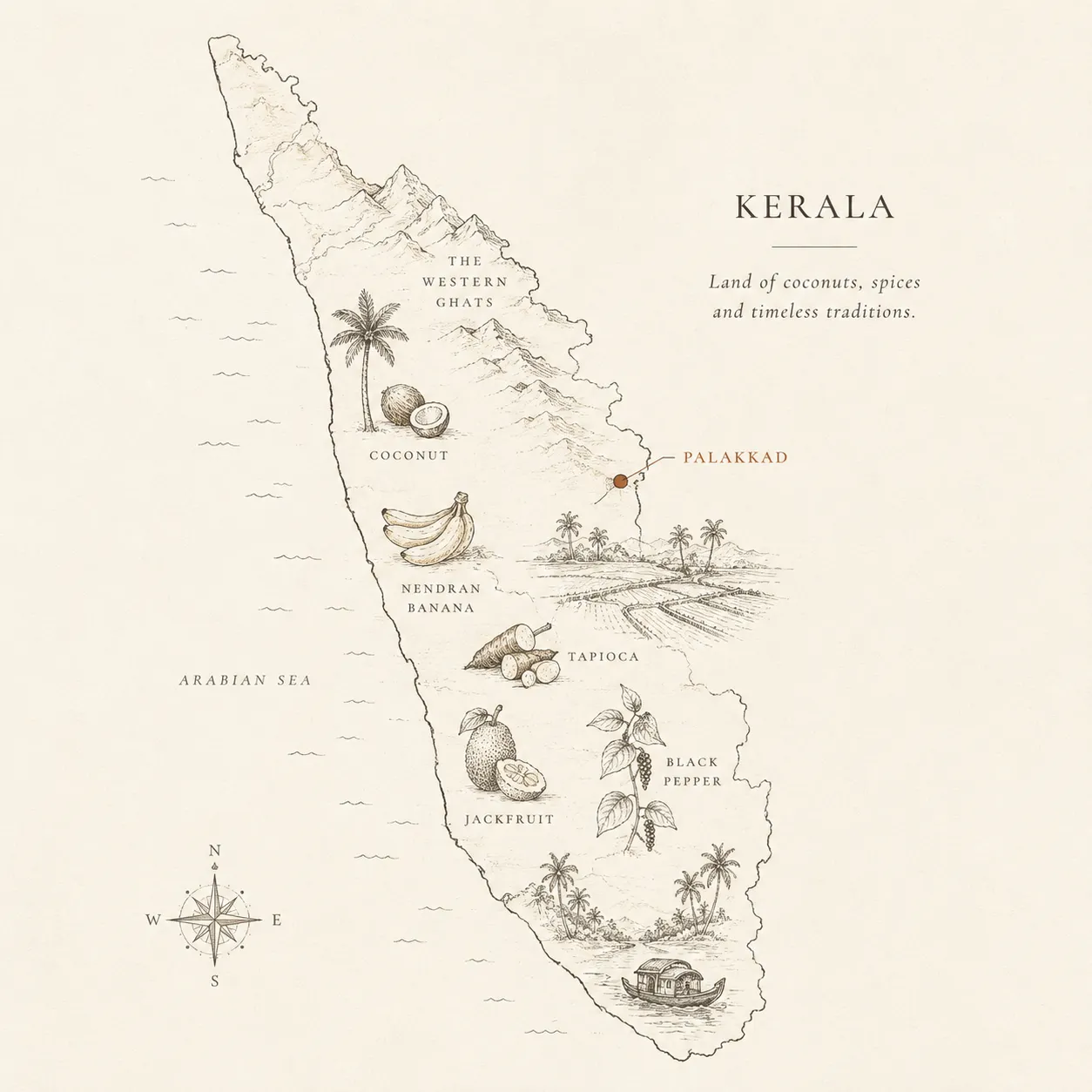 Crafted in Kerala Backwaters