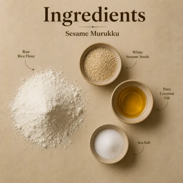 Sesame Seed Murukku - 200g - Image 3