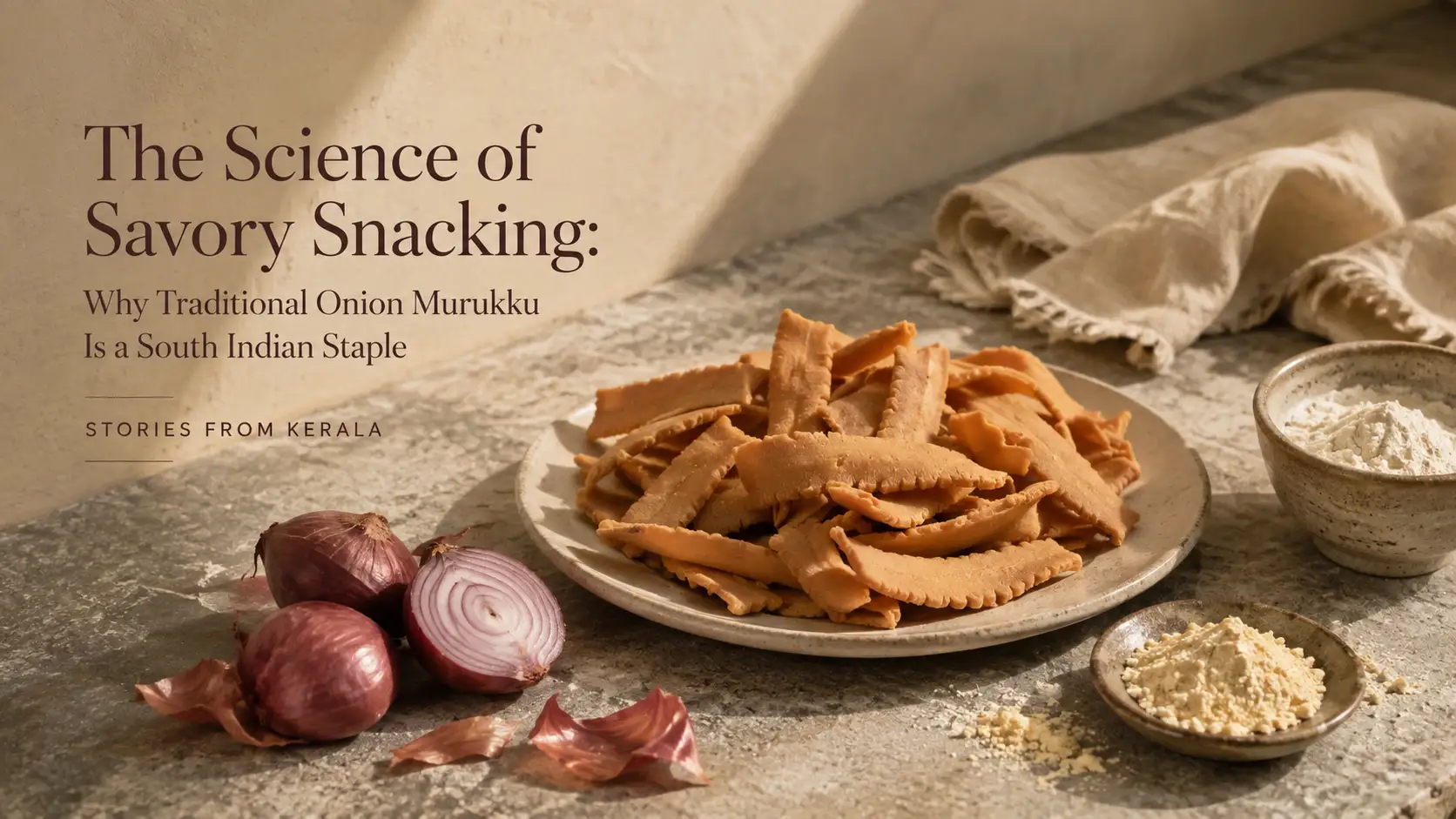 The Science of Savoury Snacking: Why Traditional Onion Murukku is a South Indian Staple